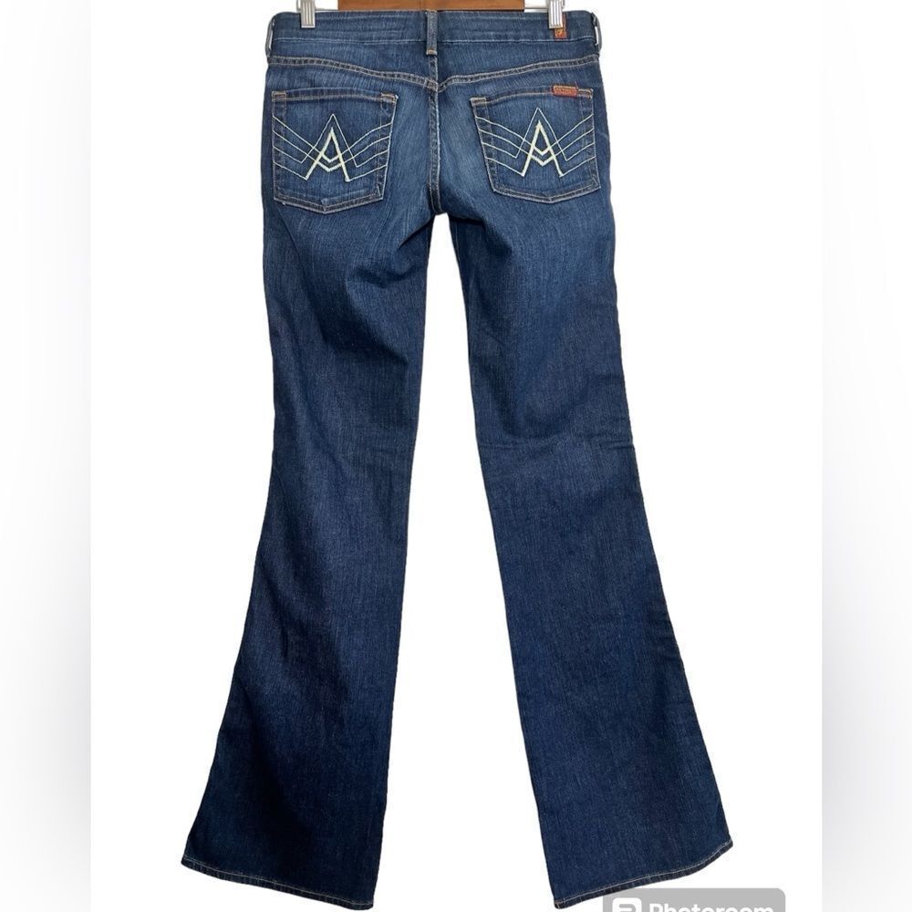7 For All Mankind Flare Leg Denim Jeans Size 28